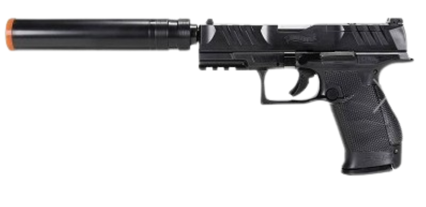 “Walther PDP Compact spring‑powered airsoft pistol kit – realistic training replica.”