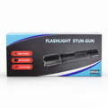 Day Zero Survival flashlight stun gun – rechargeable high‑voltage self‑defense tool with LED light.”