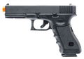 Glock G17 Gen 4 GBB 6mm airsoft pistol displayed in a clean tactical layout, full‑size replica with polymer frame and metal slide