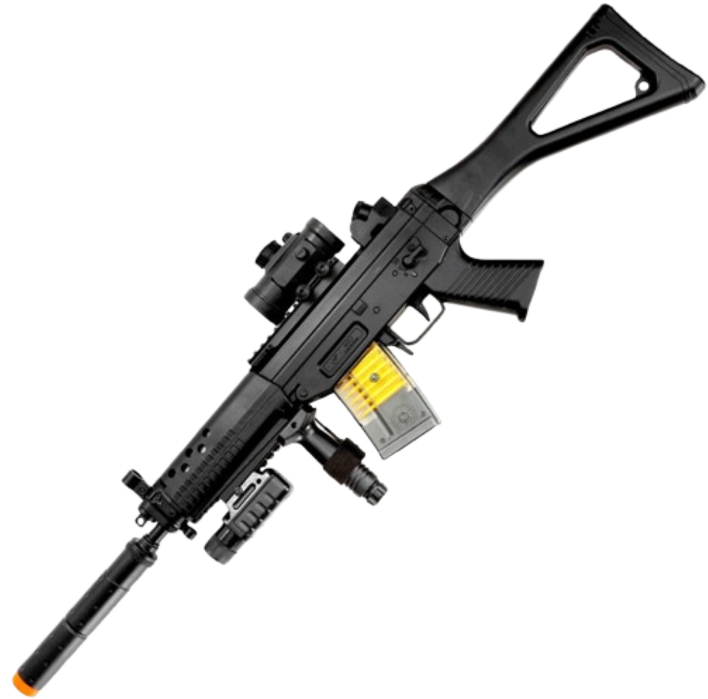 “M82P fully/semi‑automatic tactical airsoft rifle – high‑performance AEG replica.”