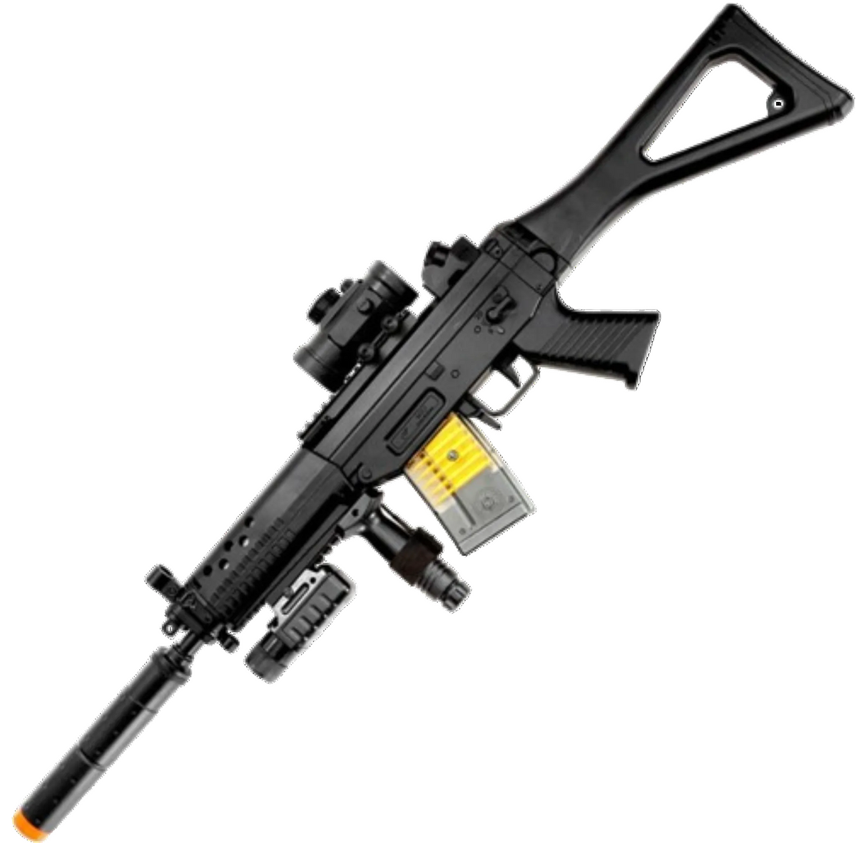 “M82P fully/semi‑automatic tactical airsoft rifle – high‑performance AEG replica.”