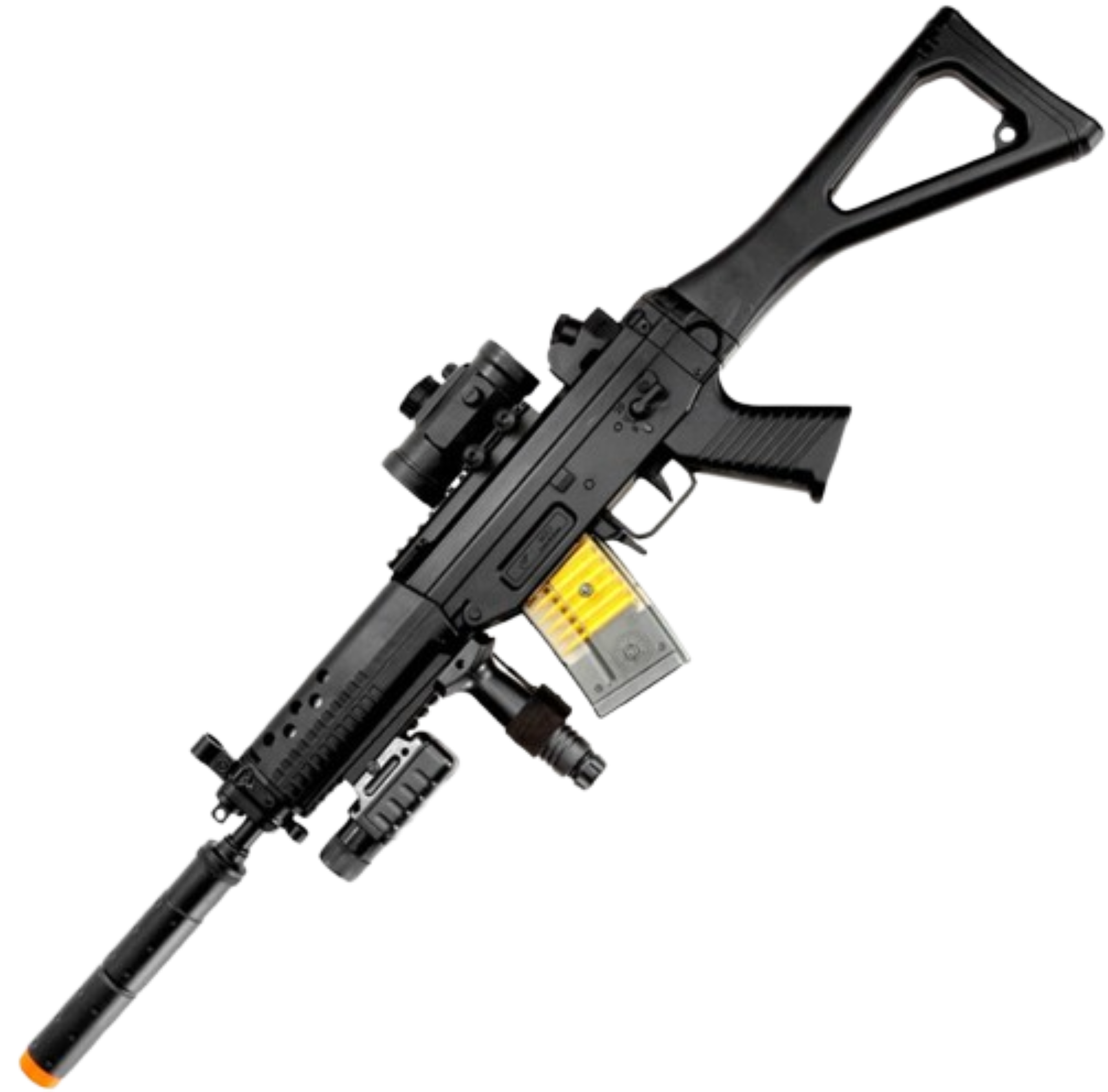 “M82P fully/semi‑automatic tactical airsoft rifle – high‑performance AEG replica.”