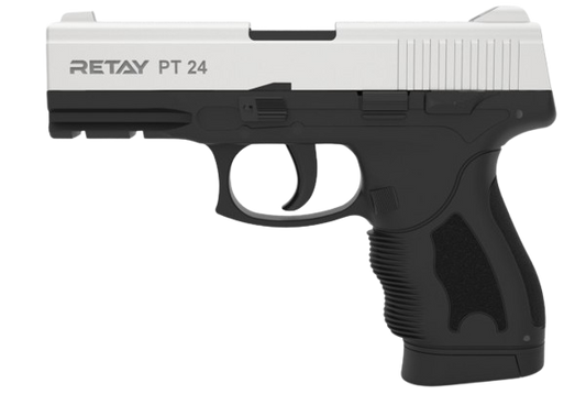 Retay PT24 Blank Gun – 9mm PAK Front Firing Replica Pistol