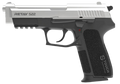 Retay S22 Chrome front‑firing 9mm PAK blank pistol