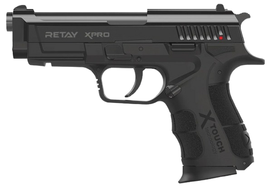 Retay XPRO Black Combo 9mm P.A.K front‑firing blank gun with 14+1 capacity