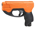 T4E HDP P2P .50 cal compact pepper pistol shown in a clean tactical layout, CO2‑powered self‑defense air pistol rated at 345 FPS