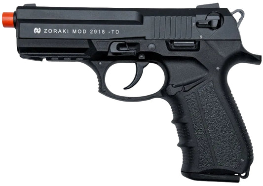 Zoraki Front Firing 2918 Black Finish 9mm Blank Gun Pistol