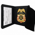 Conceal Carry Badge - HR 218 Badge and leather case