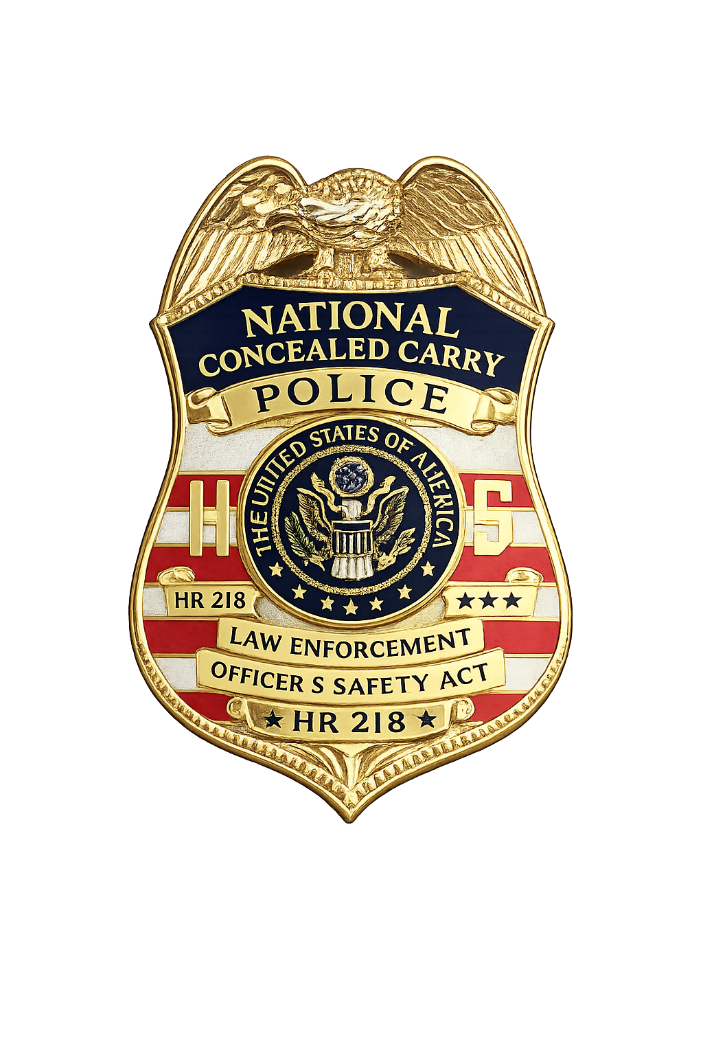 Conceal Carry Badge - HR 218 Badge