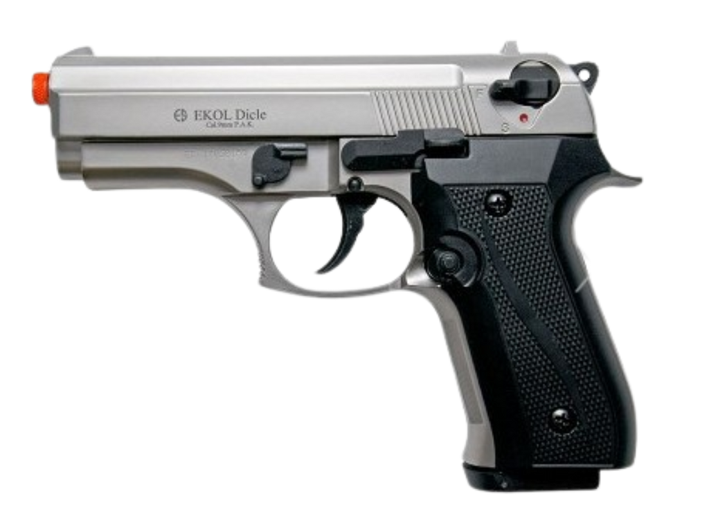 VCougar 8000 Blank Gun – Dicle Satin 9mm PAK Front Firing