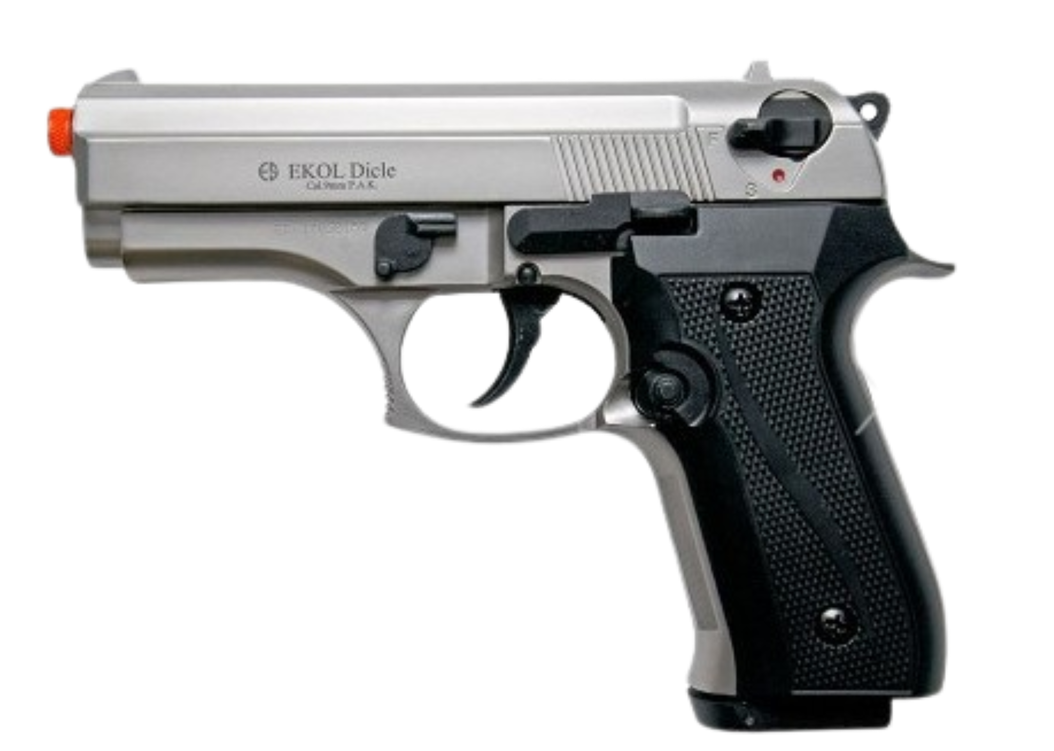VCougar 8000 Blank Gun – Dicle Satin 9mm PAK Front Firing