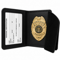 Concealed Weapons Permit Badge with leather case